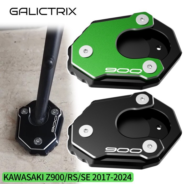 For Kawasaki Z900 Z900RS Z900SE Z-900 Z 900 RS SE 2017-2025 Motorcycle Kickstand Pad Foot Side Stan