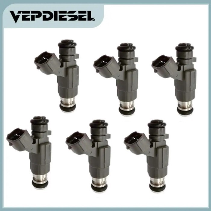 Fuel Injectors For 2003-2004 Nissan 350Z Infiniti G35 FX35 QX4 FBJC100 3.5L Part# 16600-5L700 16600