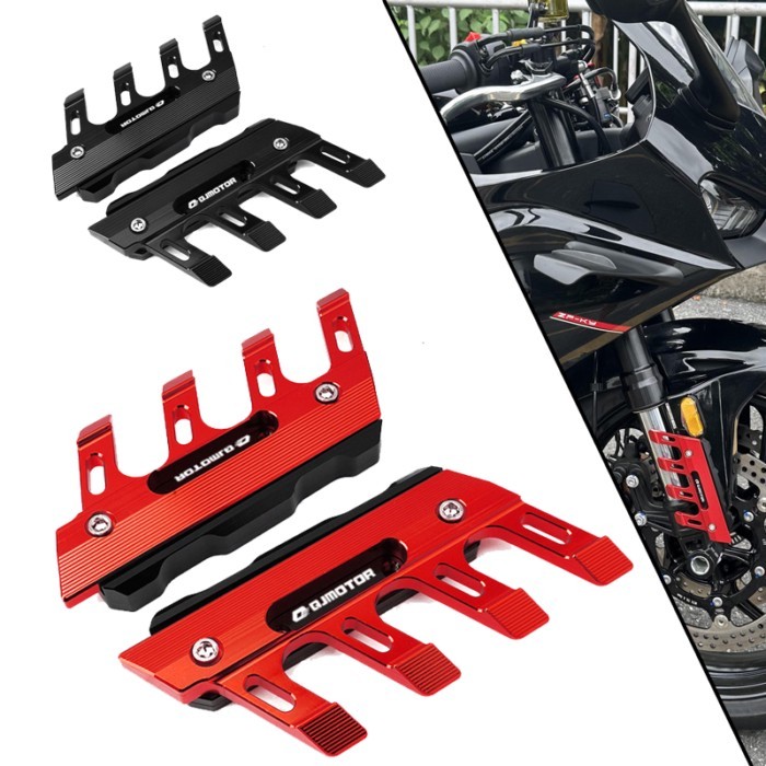 new Mudguard Front Fork Protector Guard Block Front Fender Anti-fall Slider For QJMOTO QJMOTO QJMOT