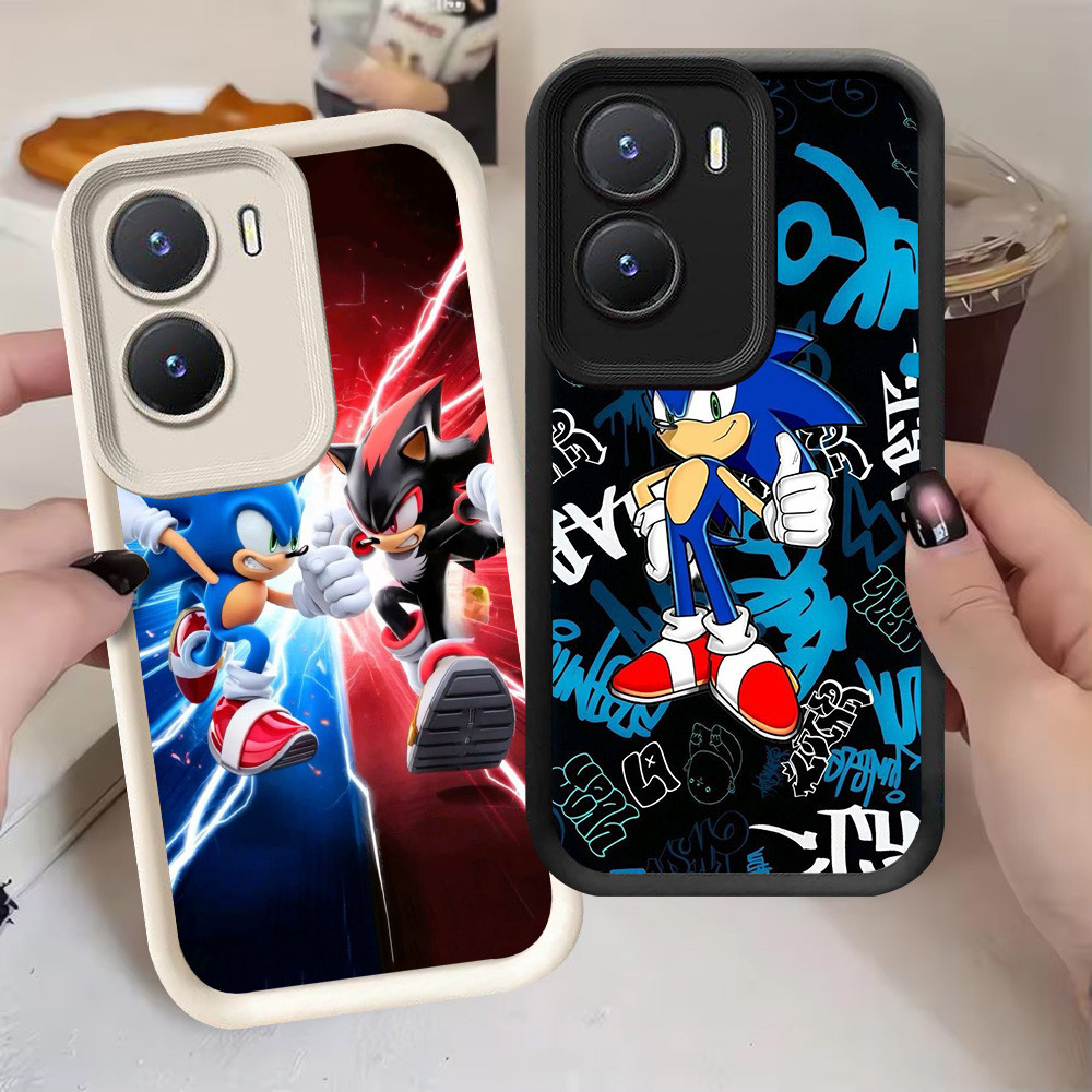 G-4 Sonic Casing สําหรับ VIVO IQOO Z9 Z9X Y02S Y56 Y16 5G สีดําและสีขาว
