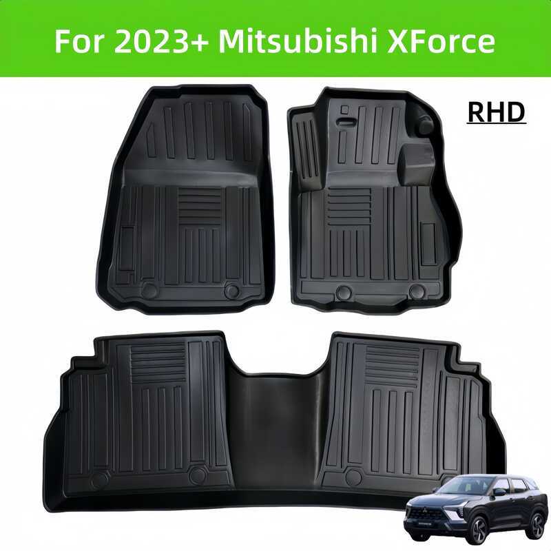 สําหรับ2023 + XForce RHDพรมTPEพรมปูพื้นรถยนต์/ด้านหลังTrunk Mat