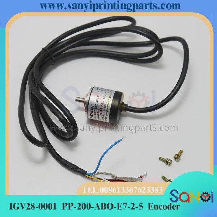 Best Quality IGV28-0001 PP-200-ABO-E7-2-5 Encoder For Folding Printing Machine Spare Part