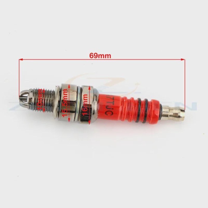 Motorcycle Spark Plug A7TJC for GY6 50cc 70cc 90cc 110cc 125cc ATV Dirtbike 50 125 150cc Moped Scoo