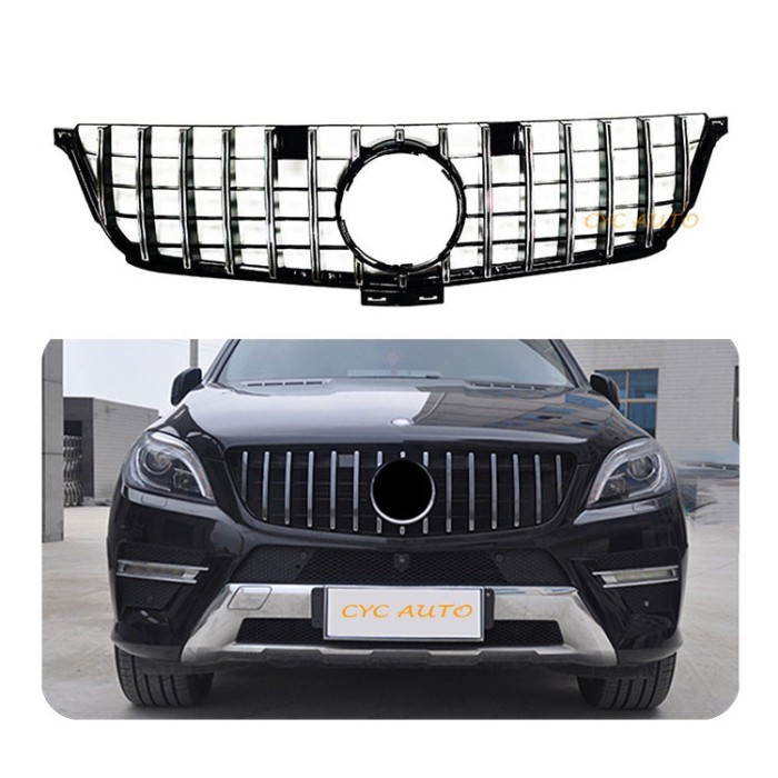 ML Grille GT W166 Front Bumper Grill For Mercedes Benz ML Class W166 ML350 ML450 ML550 bodykit 2013