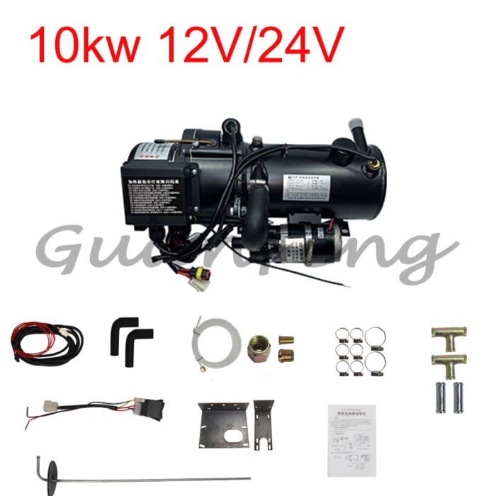 10kw 12v 24v Car Heater Air Diesel Heater Engine Preheater Diesel Truck Preheating Water Heating Ma