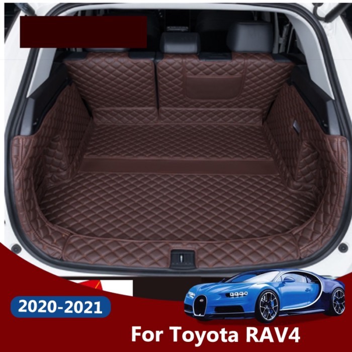 For Toyota RAV4 RAV 4 XA50 XA 50 2020 2021 Car Accessories Trunk Protection Leather Mat Catpet Inte