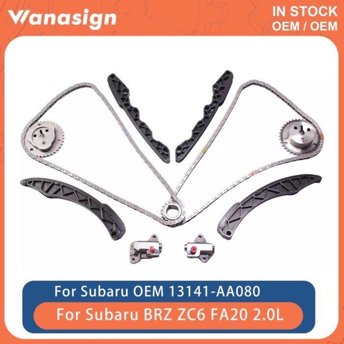 Engine Timing Chain kit Fit 2.0 L For Subaru BRZ ZC6 Outback Toyota GT86 FA20 2.0L H4 GAS 2012-2021