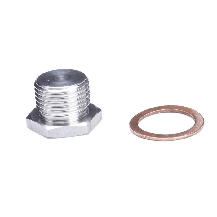 304 Stainless Steel M18 X 1.5 Thread O2 Oxygen Sensor Plug Fit For American European Japanese Cars