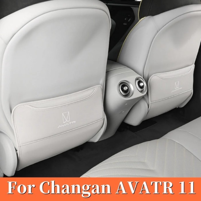 For Changan AVATR 11 2022-2024 AVATAR 11 Car Styling PU Leather Anti Kick Mat Pad Anti-kick Protect