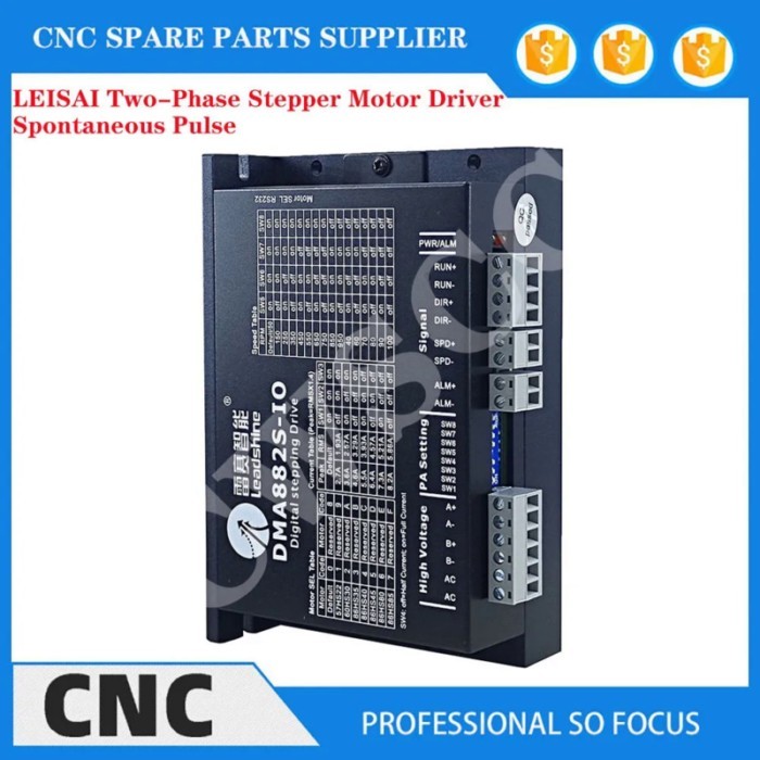 Genuine Leisai spontaneous pulse stepper driver simply controls NEMA34 two-phase motor governor DMA