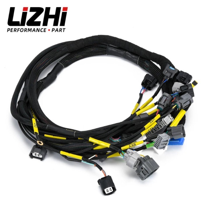 CNCH-OBD2-1 Tucked Engine Harness For 92-00 Honda Civic Integra B16 B18 D16 EK EG EM Engine Motor W