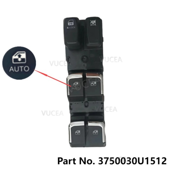 3750030U1512 For JAC S5 V7 T6 Electric Power Window Master Control Switch Regulator Glass Lift Cons