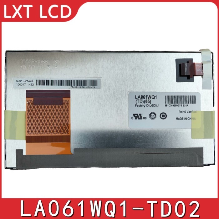 LCD Screen Display Panel For LA061WQ1-TD01 LA061WQ1-TD02 LA061WQ1-TD05 Original 6.1Inch For Tacoma