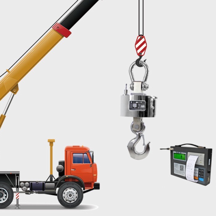 OCS-10T Printable Crane Scale 10 Tons Hook Scale Electronic hook Scale Driving crane scale scale