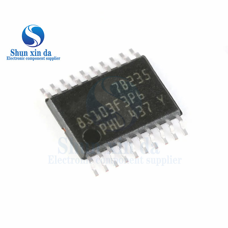 2PCS STM8S103 STM8S103F3P6 STM8S103F3P6TR TSSOP-20 STM8S103K3T6C LQFP-32 SMD IC Microlercontrol ARM 