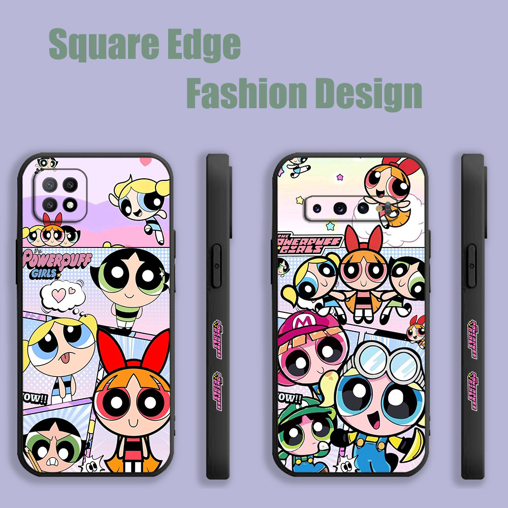 ปลอกสําหรับ Huawei Nova 9 Y70 Plus 90 Lite 70 X6 X8 P60 Pro X9A Animated Series Powerpuff Girls OYZ6