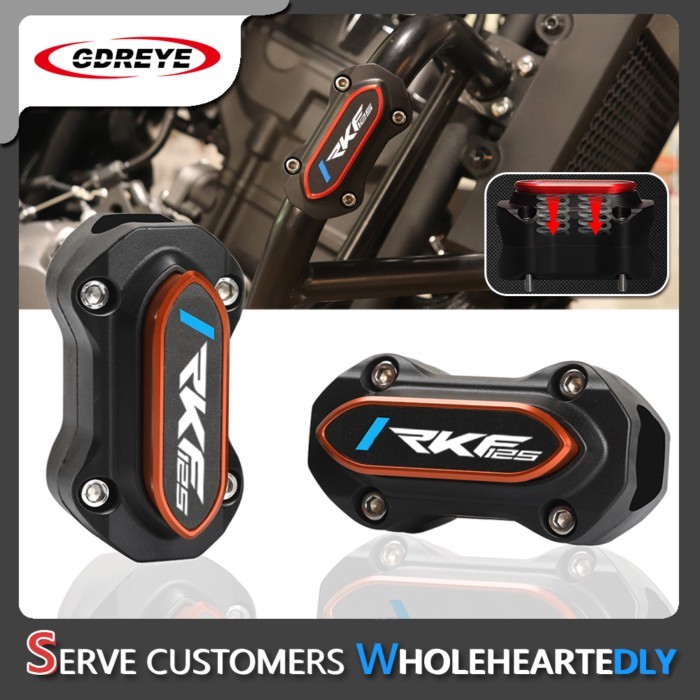 For Keeway RKF 125 RKF125 2018-2024 Motorcycle RKF125 CNC Bumper Trim Block Engine Protection (Exte
