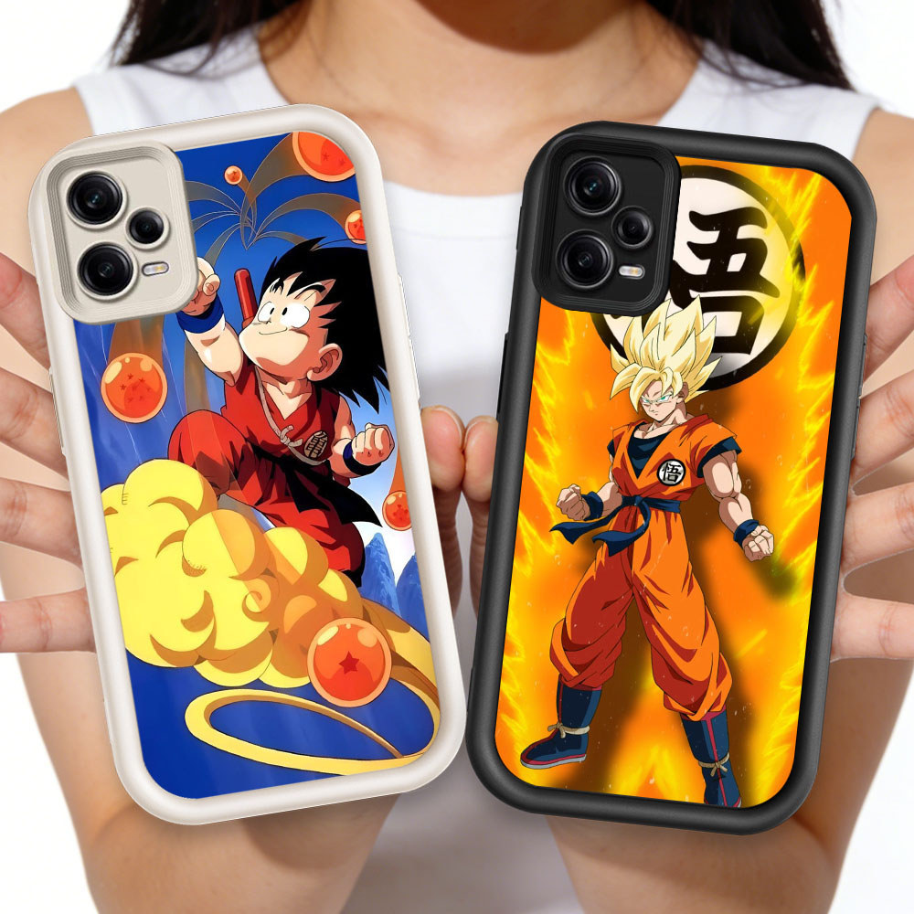 TT-42 Dragon Ball Thin เคสโทรศัพท์ Xiaomi Redmi Note Note13Pro 15C 12 15 3 Plus5G สีแดง 13 Turbo Pro