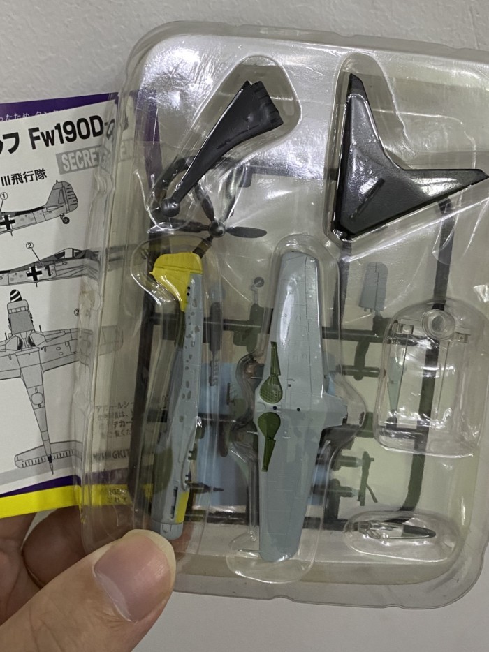คลังสินค้าพร้อม Ftoys 1/144 Fw190D American P51B Fighter Plastic Assembly Model คลังสินค้าพร้อม