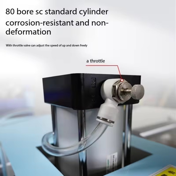 Double Station Clothing Label Ironing Machine Pneumatic Small Painting Hot Transfer Printing Label