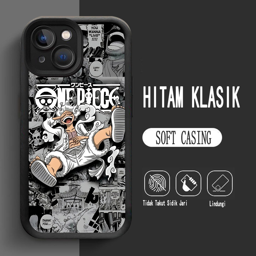 Y-16 One Piece Luffy เคสซิลิโคนสําหรับ iPhone 13 14 8 7 Pro Max Plus Case
