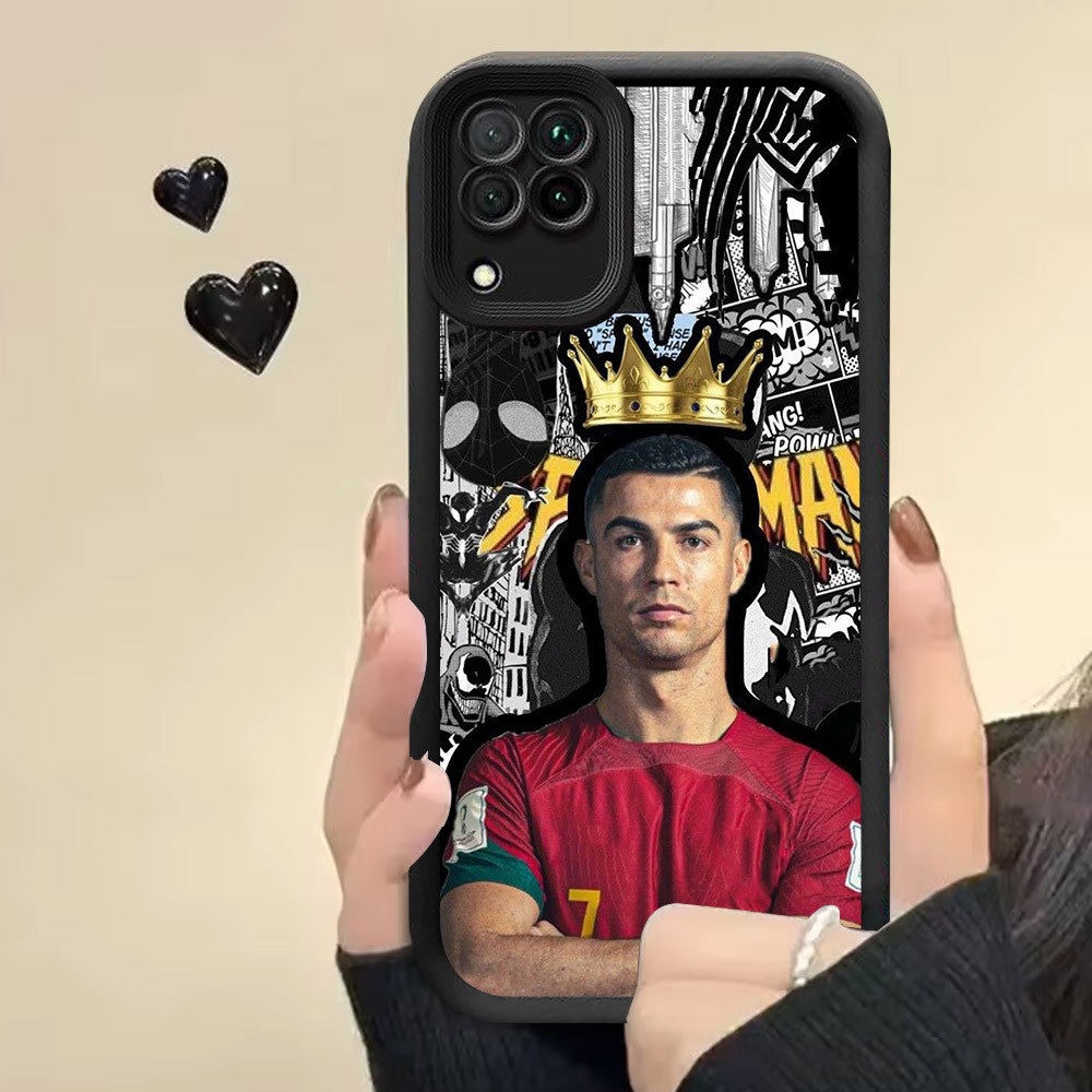 R20 King_Ro_naldo_CR7 ปลอกซิลิโคนสําหรับ Samsung Galaxy A22 A12 M12 5G
