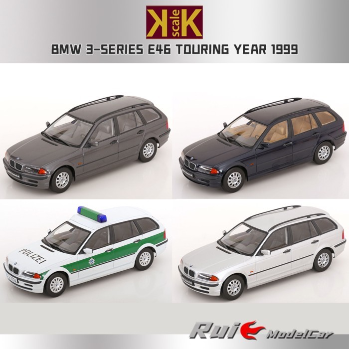 Pre- 1: 18 KK-Scale BMW 3 Series E46 Travel Edition 1999 Car Model Collection เครื่องประดับ