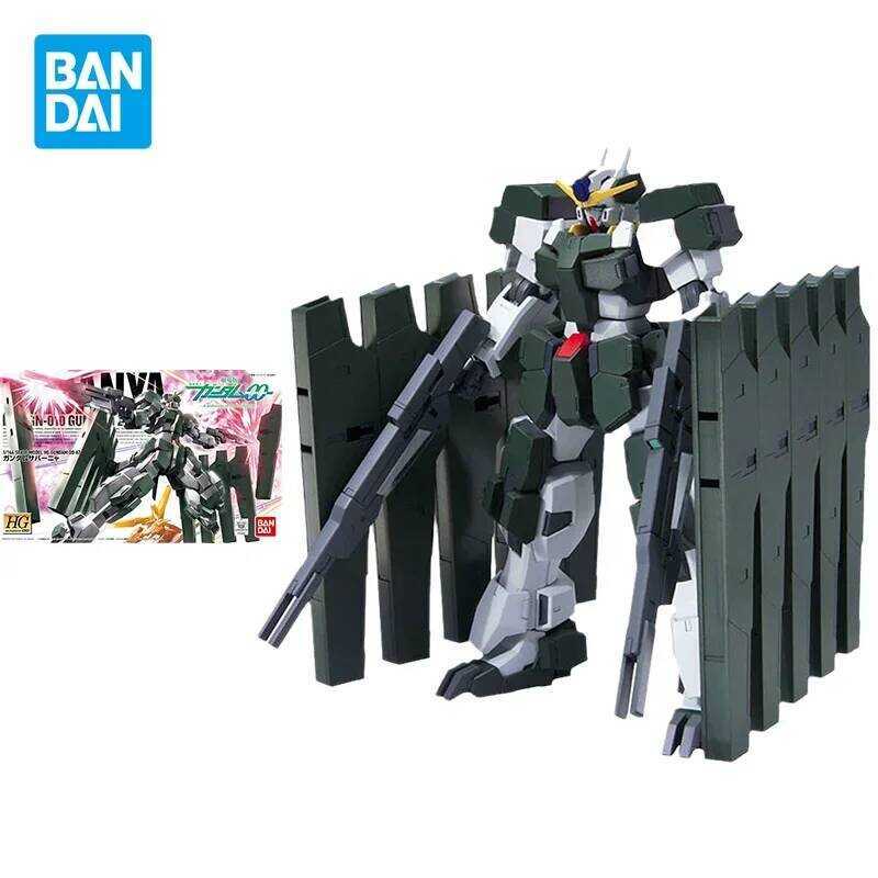 Bandai Gundam Anime Figure Assemble Model HG 00 1/144 Gundam Zabanya Action Figure Birthday Gift Co
