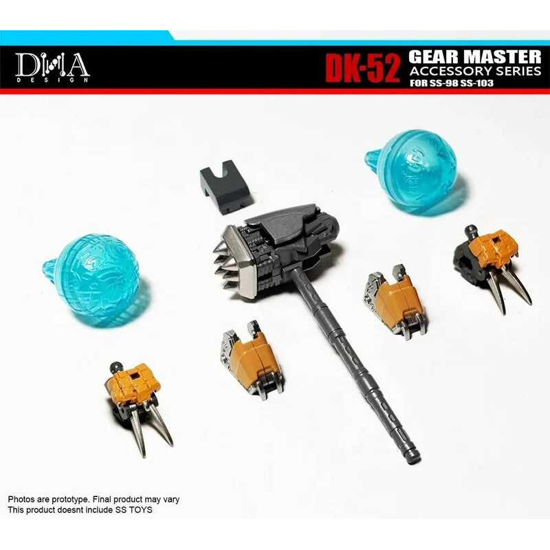 New Transformation Toys DNA DK-52 DK52 Upgrade Kits Gear Master for SS98 CHEETOR SS103 RHINOX SS102