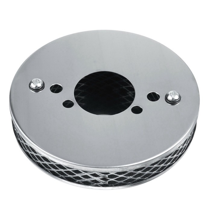 2PCS Car Chrome Pancake High Air Flow Air Filter For All 1½ Inch SU HS4 Carburettors 14X3cm