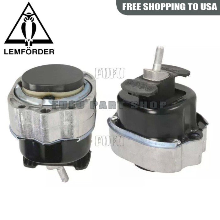 LEMFORDER Engine Mount 2X L & R for BMW X5/F15/F85/SAV X6/F16/F86/SAC N20B20A 2.0L-
