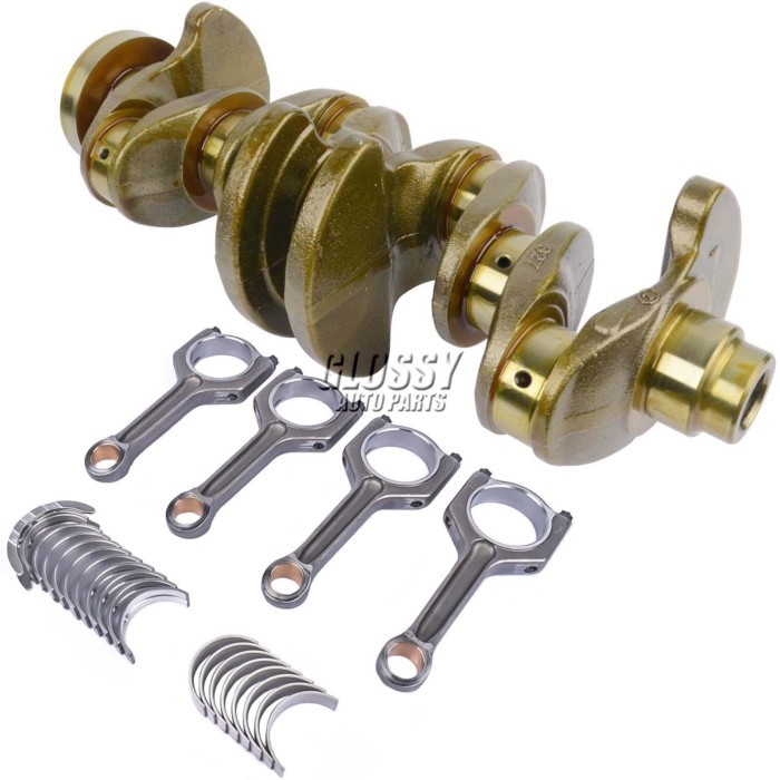 AP03 Crankshaft & 4 Conrods w/ Set of Bearings for BMW N20B20A 2.0 Engine 11217640165