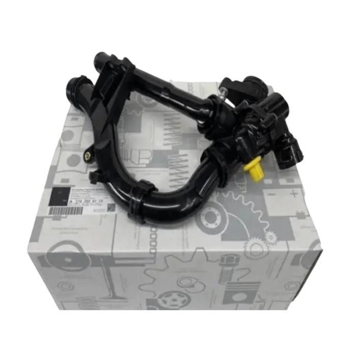 For new Benz M274 Engine Coolant Thermostat W205 C180 C200 W213 E200 E250 E300 W253 GLC250 GLC300 O