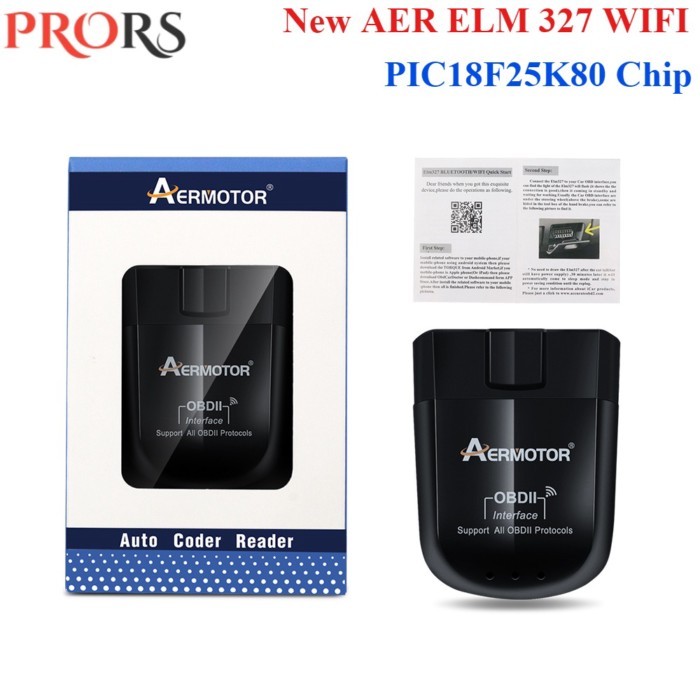Newest ELM327 V1.5 Chip OBD2 Code Reader WiFi AER PIC18F25K80 BT 4.0 OBD2 Automotive Fault Diagnosi