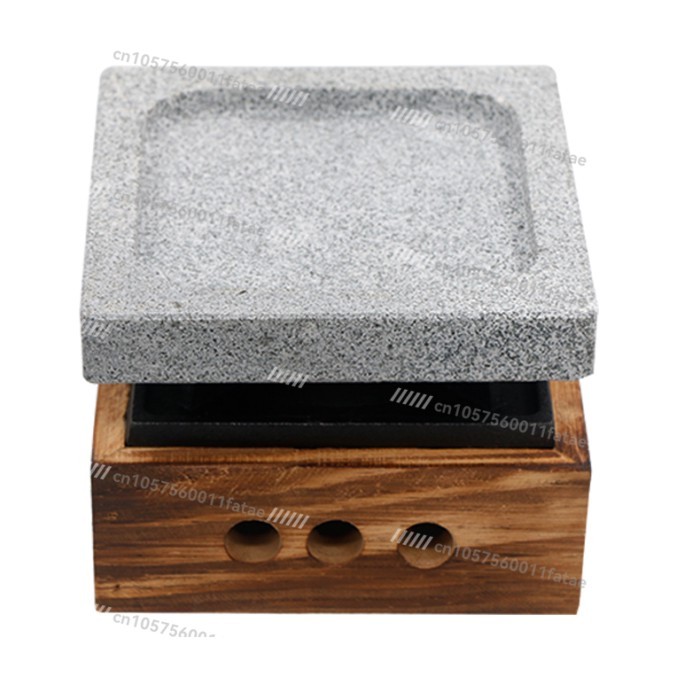 Lava cooking stone barbecue, barbecue tools