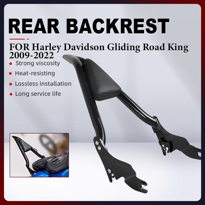 Motorcycle Backrest For Harley Davidson CVO Road Glide Touring Road King Road Glide Street Glide 20