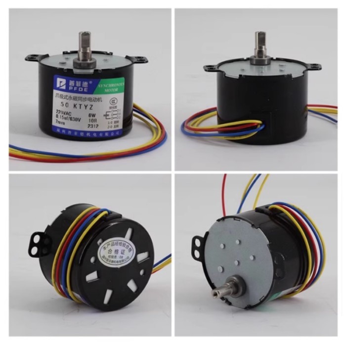 50KTYZ High Torque Permanent Magnet Synchronous Motor 220V AC with Forward And Reverse Control Gear