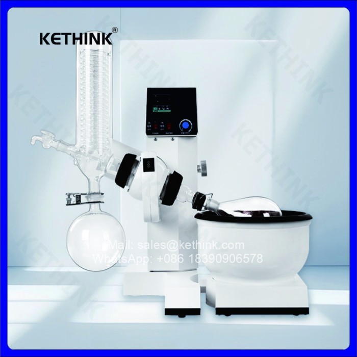 KETHINK KT-RE2000 Series Mini 1 Liter Autolift Rotary Evaporator Lab Distillation Equipment