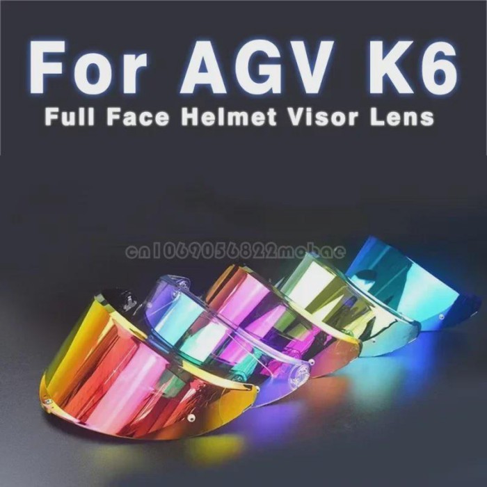 Helmet Visor For AGV Motorcycle Helmets Night Vision Visor Lens Case For AGV K6 Helmet Lens Windshi