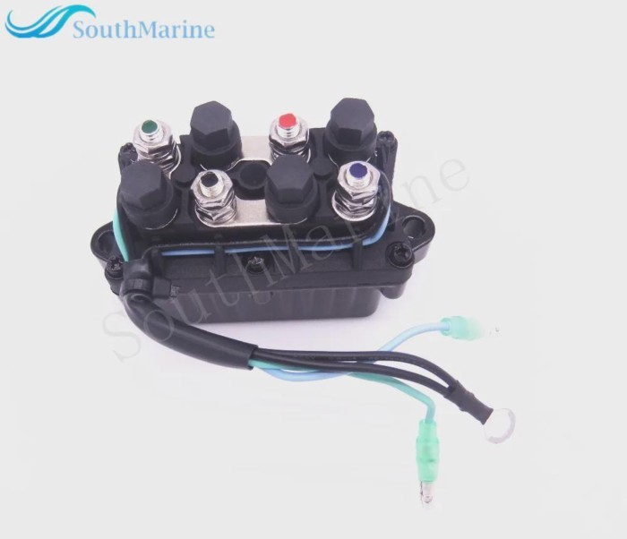 6H1-81950-00-00 6H1-81950-01-00 Boat Power Trim and Tilt Relay Assy for Yamaha 30 - 90hp Outboard E