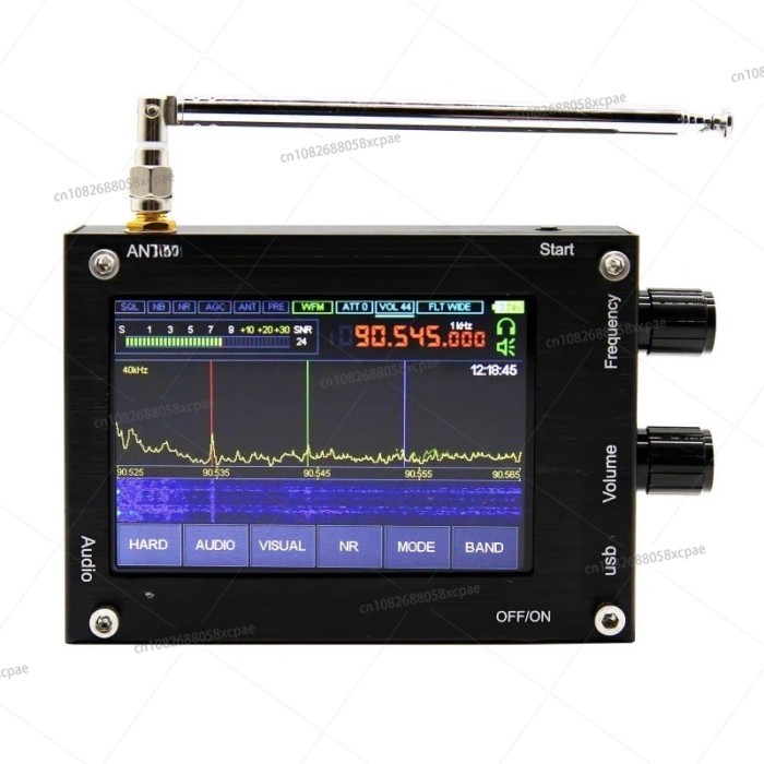 3.5 inch 50KHz-2GH Receiver 1.10D Radio DSP SDR Digital Display, Full Band, Portable Radio