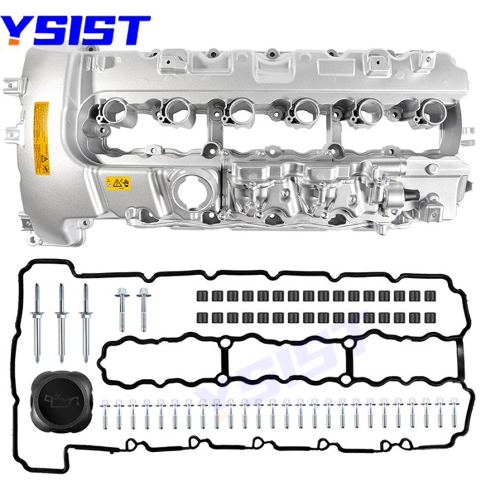 New Aluminum Engine Valve Cover with Gaskets for BMW 135I 335I 535I 740I 740Li M2 M235i M240i L6 Z4