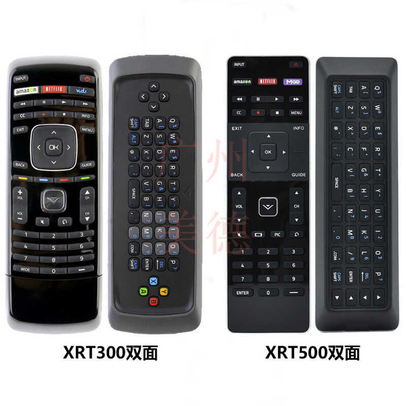 XRT5 XRT3 Yunfeng เหมาะสําหรับ VIZIO สมาร์ททีวีรีโมทคอนโทรลสองด้านคีย์บอร์ดระยะไกล