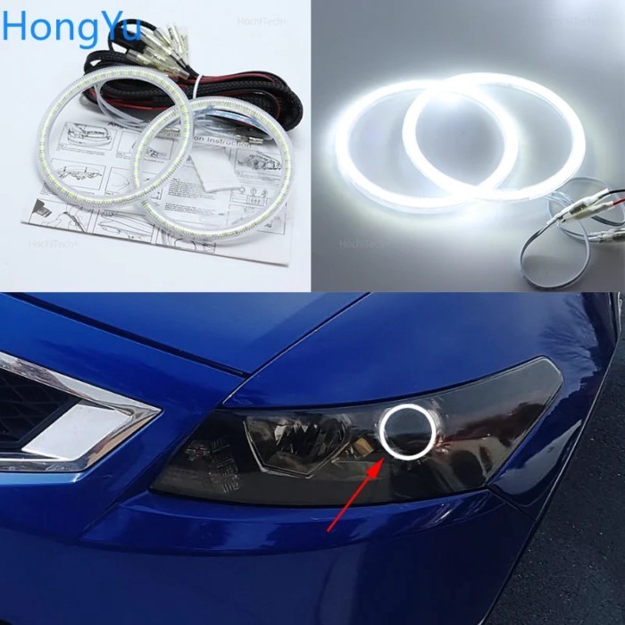 For Honda Accord coupe 2008 2009 2010 2011 Smd Led Angel Eyes kit Excellent Ultra bright illuminati