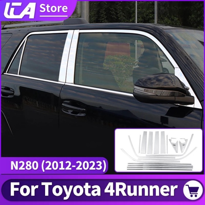 For 2012-2022Toyota 4Runner Car window trim strip N280 Car Door Window Decoration Highlight Strip M