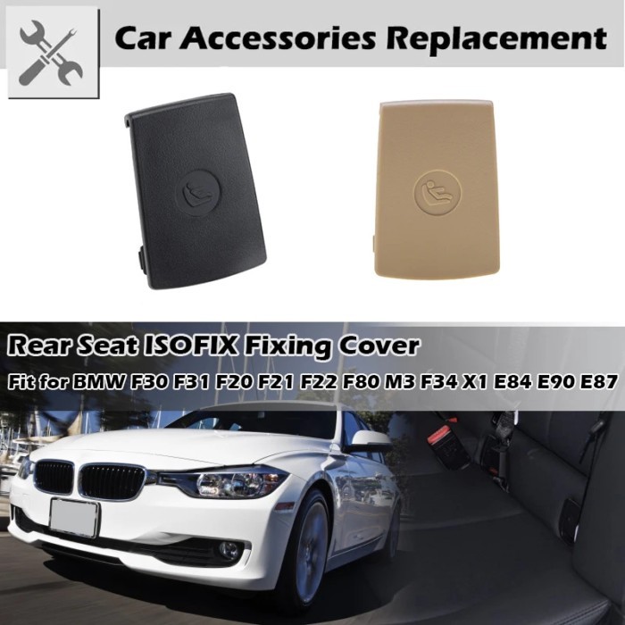 Rear Seat ISOFIX Buckle Flip Cover Child Seat Safety Belt Caps Fit For BMW F30 F31 F20 F21 F22 F80