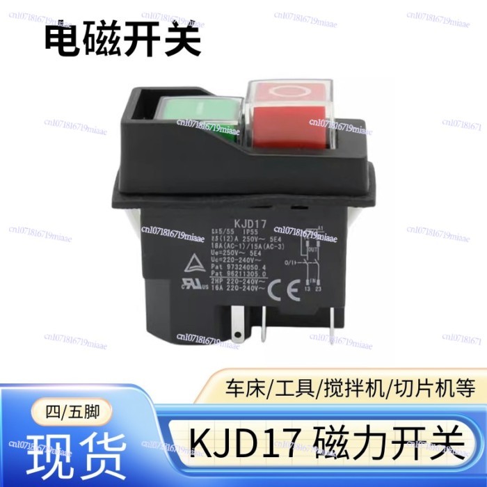 Electromagnetic Switch Magnetic Switch KLD-28A 220v Push Button Switch KJD17