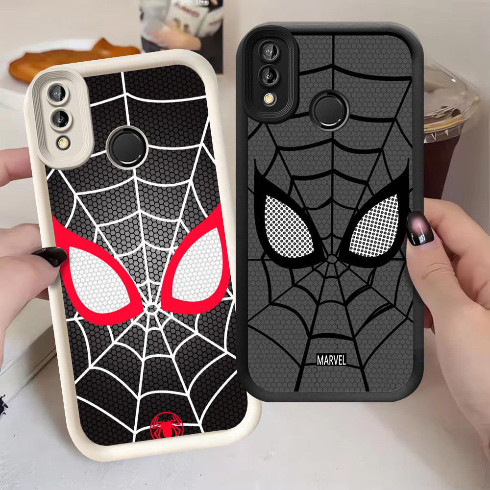 G-43 เคสสไปเดอร์แมนสําหรับ VIVO Y83 Y93 Y91C V15 Y95 Y91 สีดําและสีขาว