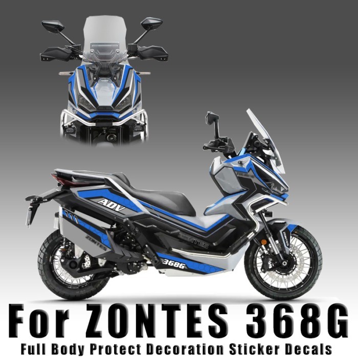 For ZONTES 368G 368-G 368 G Motorcycle Refit Full Body Sticker Fuel Tank Side Decal Protector Decor