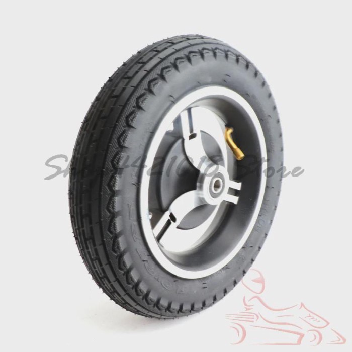 10 Inch 10x2.125 Drum Brake Wheel For Electric Kickscooter Pneumatic Wheel With Drum Brake For Elec